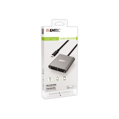 Lecteur de cartes Emtec Type-C Pro T610C  - Fiducial