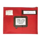 Pochette courrier 42x32 cm rouge en polyester  - Fiducial