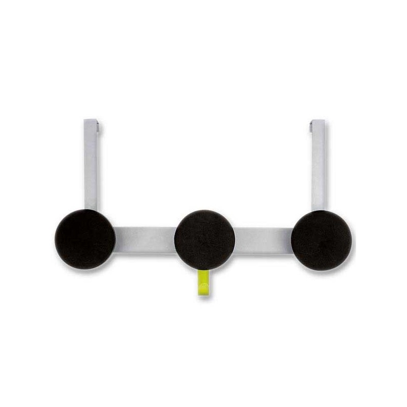 Patère de porte Trio en métal et polypropylène 3 patères  - Fiducial