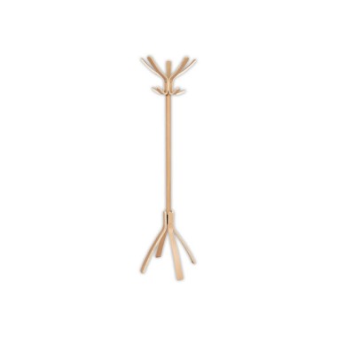 Portemanteau café tout bois clair  - Fiducial