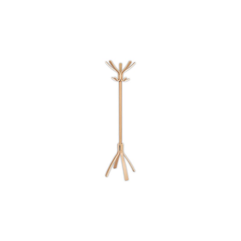 Portemanteau café tout bois clair  - Fiducial