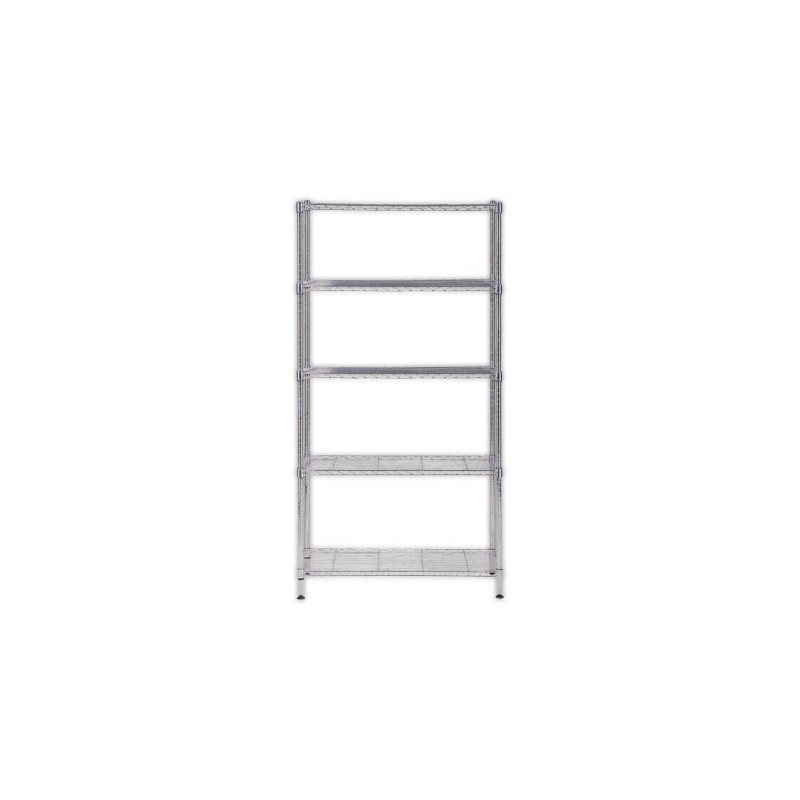 Etagère multifonction 5 niveaux L90 x H200 cm  - Fiducial