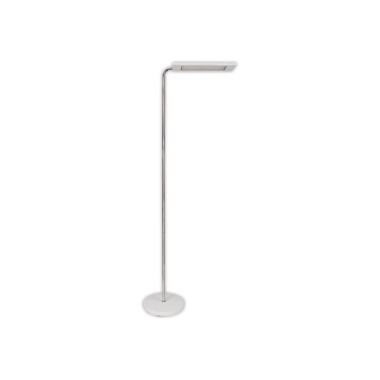 Lampadaire LED 25W acier/abs tête réversible et pivotante - Blc/Chrome  - Fiducial
