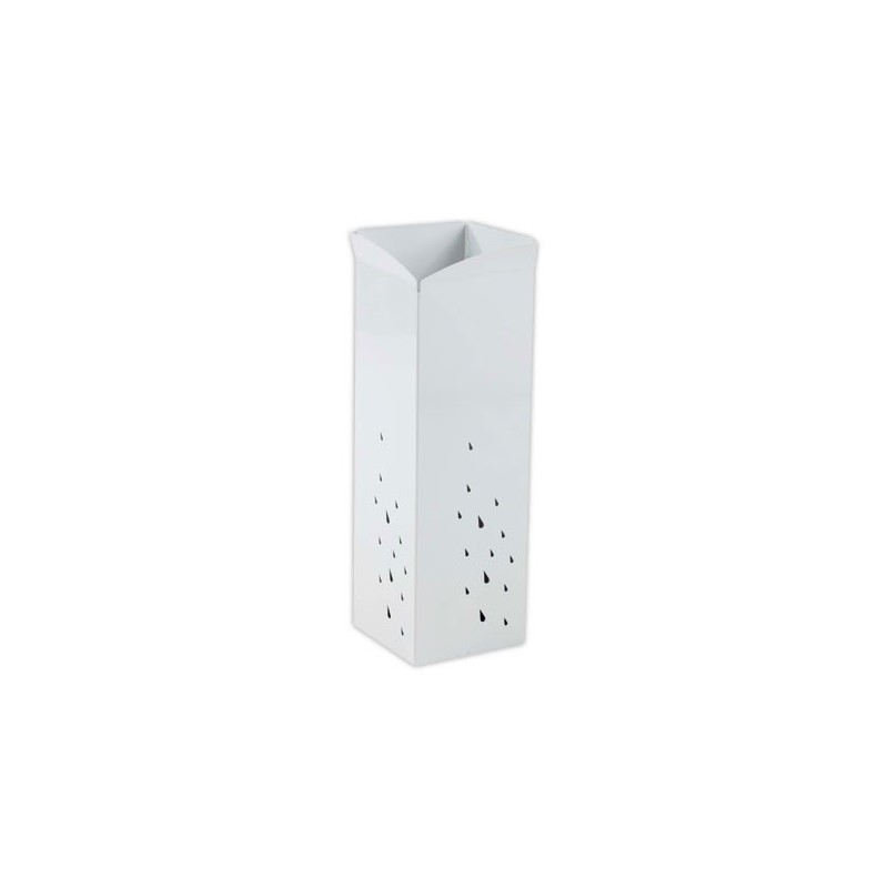 Porte-parapluies métal blanc  - Fiducial