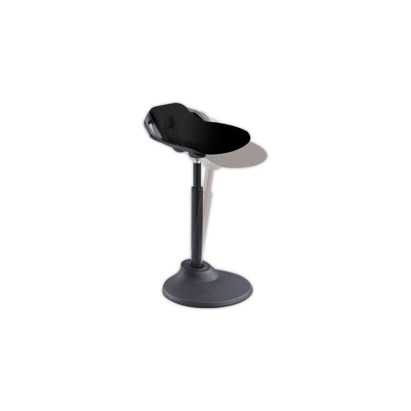 Tabouret ergonomique à bascule Flexy noir  - Fiducial