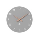 Horloge murale milena grise 30 cm cadran bois  - Fiducial