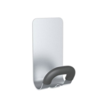 Patère magnétique metallique argent  - Fiducial