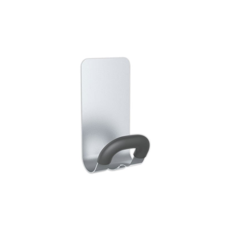 Patère magnétique metallique argent  - Fiducial