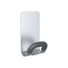 Patère magnétique metallique argent  - Fiducial