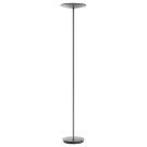 Lampadaire droit LED slim 30W noir, avec variateur noir  - Fiducial