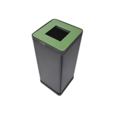 Poubelle de tri vert  - Fiducial