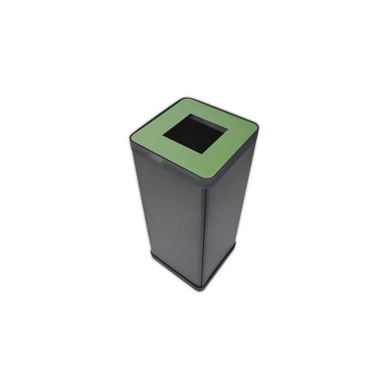 Poubelle de tri vert  - Fiducial