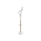 Portemanteau festival bois blanc 5 patères  - Fiducial