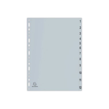 Jeu d'intercalaires numériques FOREVER pour format A4 - 12 touches  - Fiducial