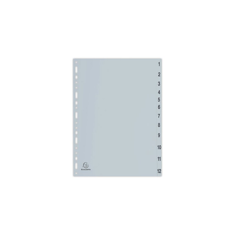 Jeu d'intercalaires numériques FOREVER pour format A4 - 12 touches  - Fiducial