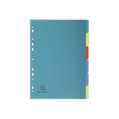 Jeu d'intercalaires Forever EXA PP recyclé pour format A4 - 6 touches  - Fiducial