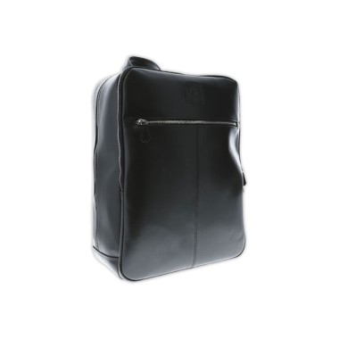 Sac à dos pour ordinateur 15.6" Exactive en cuir noir  - Fiducial