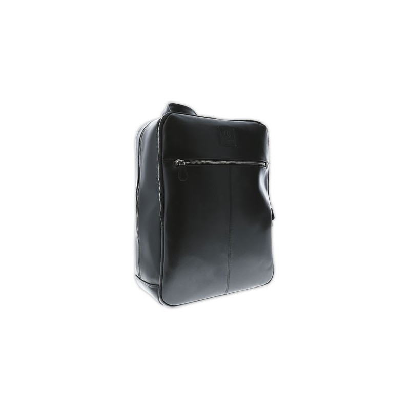 Sac à dos pour ordinateur 15.6" Exactive en cuir noir  - Fiducial