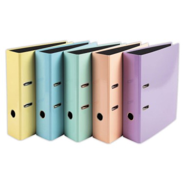 Classeur à levier Aquarel Prem'Touch Dos 8 cm A4 - Coloris aléatoire  - Fiducial