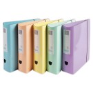 Classeurs dos arrondi 8 cm Aquarel (couleurs assorties)  - Fiducial