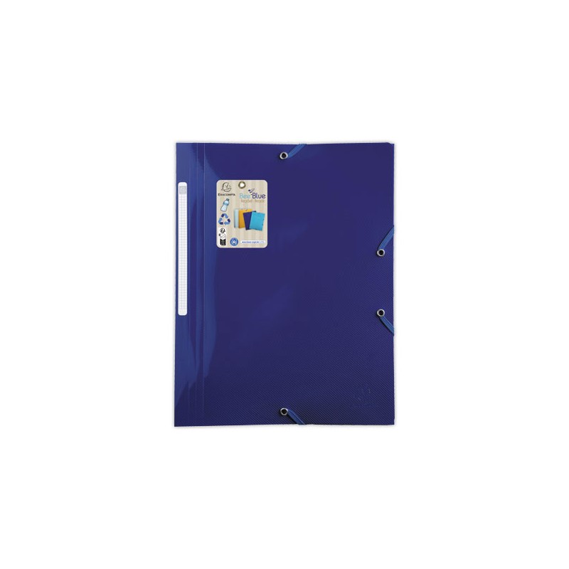 Chemise à élastiques polypropylène recyclé BeeBlue - Bleu Marine  - Fiducial