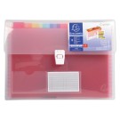 Trieur valisette polypropylène 13 compartiments 33X25 CRYSTAL  - Fiducial