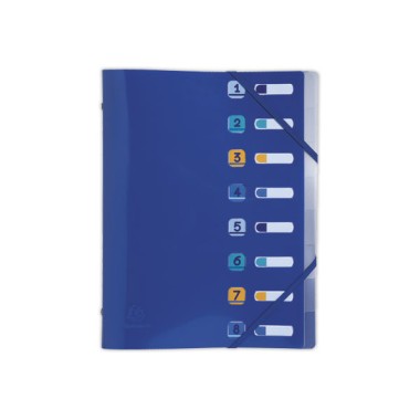 Trieur 8 compartiments PP recyclé BeeBlue - Bleu  - Fiducial