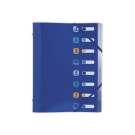 Trieur 8 compartiments PP recyclé BeeBlue - Bleu  - Fiducial