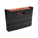 Trieur de bureau extensible 24 compartiments exadesk exactive noir  - Fiducial