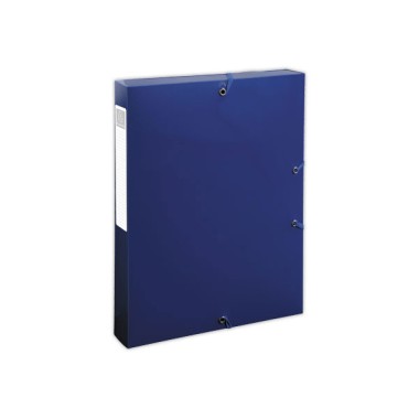 Boîte de classement PP recyclé BeeBluedos dos 4 cm - Bleu marine  - Fiducial