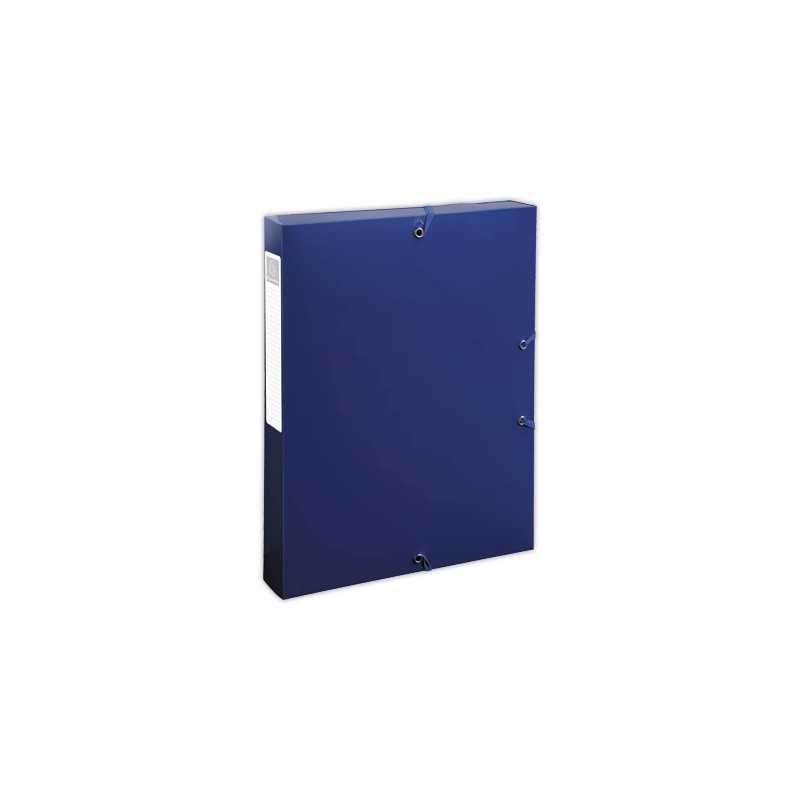 Boîte de classement PP recyclé BeeBluedos dos 4 cm - Bleu marine  - Fiducial