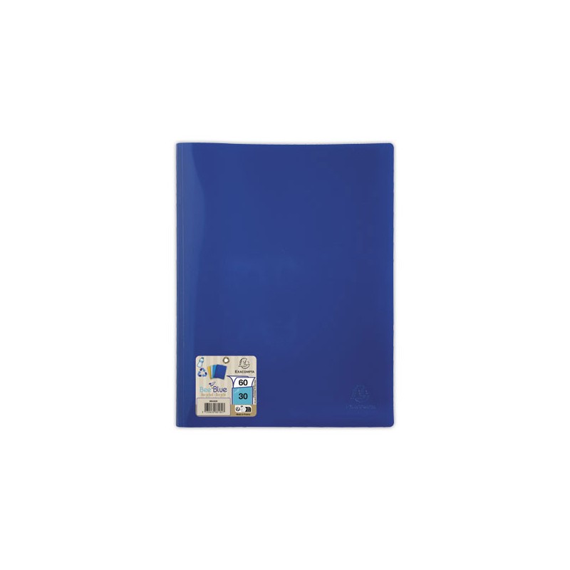 Protège-documents PP recyclé semi-rigide BeeBlue 30 poches  - Fiducial