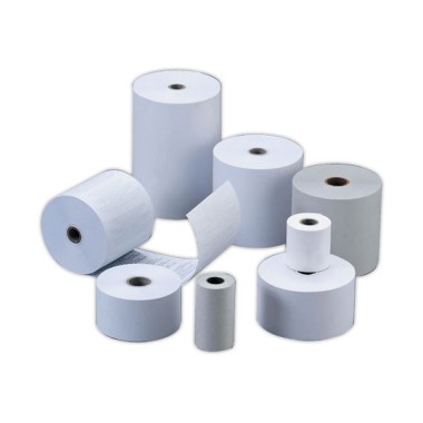 Bobines de papier terminaux carte bancaire 57X46X12 mm 24M sans Phénol  x10 - Fiducial