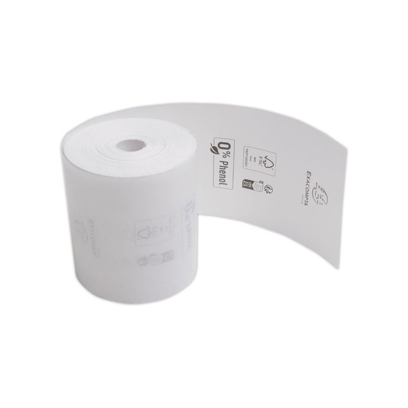 bobines thermiques 80x72mm - 76m - 48g/m2  x10 - Fiducial