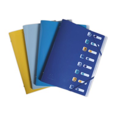 Trieur 8 compartiments PP recyclé BeeBlue - Assortis  - Fiducial