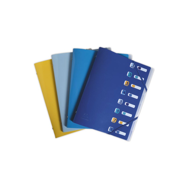 Trieur 8 compartiments PP recyclé BeeBlue - Assortis  - Fiducial