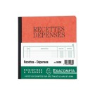 Piqûre Journal Recettes Dépenses 80 pages  - Fiducial
