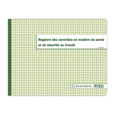 Piqûre des contrôles de sécurité - 24x32 cm - 20 pages  - Fiducial