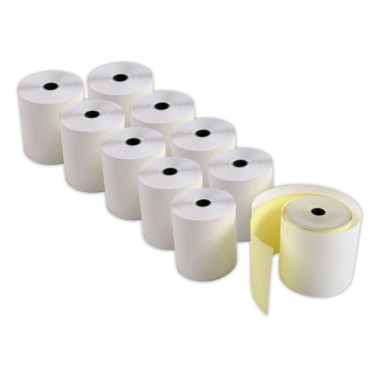 Bobines de papier pour caisses et terminaux point de vente 76 x 70 mm  x10 - Fiducial