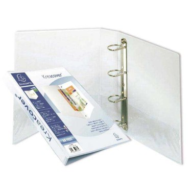 Classeur personnalisation 3 faces Kreacover en PVC - blanc  - Fiducial