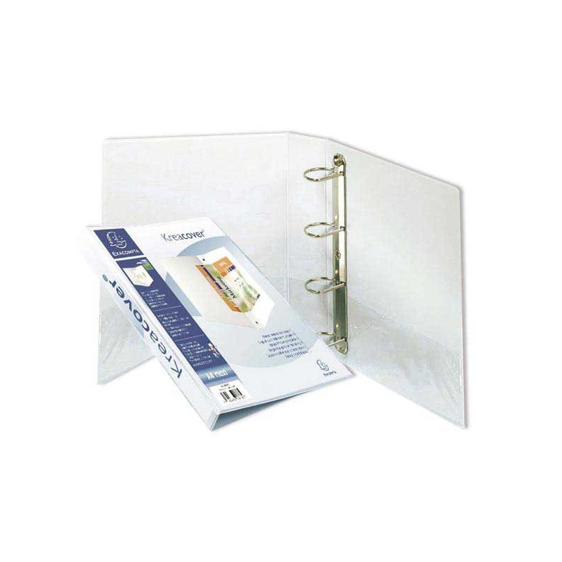 Classeur personnalisation 3 faces Kreacover en PVC - blanc  - Fiducial