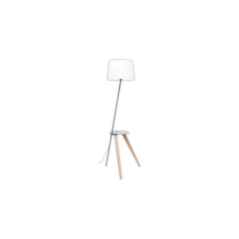 Lampadaire LED TRIO bois  - Fiducial