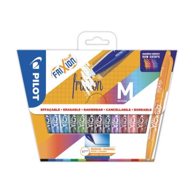Stylo bille gel effaçable PILOT Frixion Ball  x15 - Fiducial
