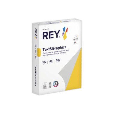Ramette de 250 feuilles de papier blanc Text and Graphics A4 120G  - Fiducial