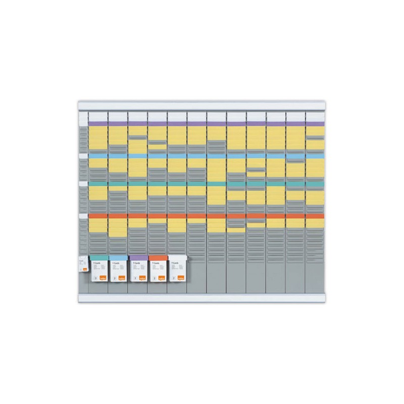 Kit planning annuel 13 colonnes 32 fentes  - Fiducial