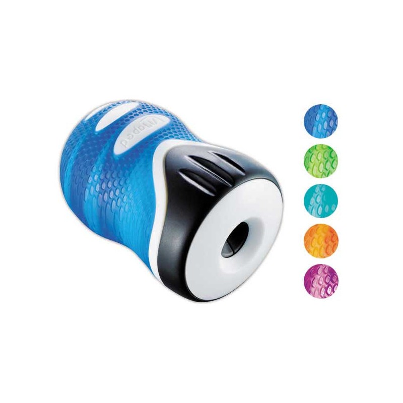 Taille-crayons manuel MAPED Clean Grip - 1 usage avec réservoir  - Fiducial