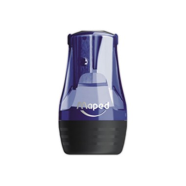 Taille-crayons manuel MAPED TONIC METAL - 1 usage avec réservoir  - Fiducial