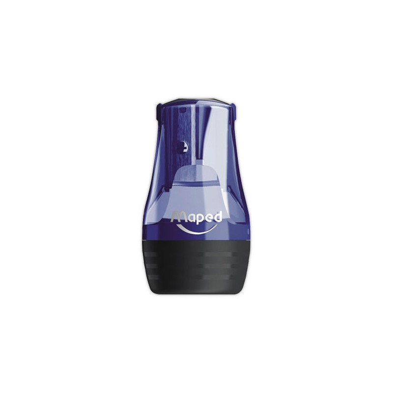 Taille-crayons manuel MAPED TONIC METAL - 1 usage avec réservoir  - Fiducial