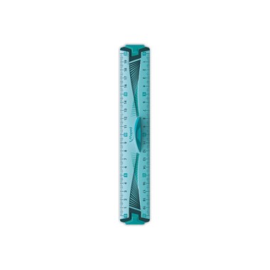 Double-décimètre - INCASSABLE, colorisassortis bleu ou vert  - Fiducial