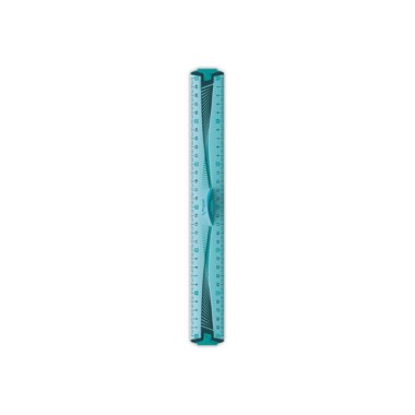 Triple-décimètre - INCASSABLE , coloris assortis bleu ou vert  - Fiducial